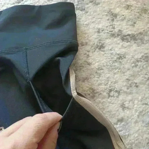 Champion Womens Mid Rise Blacl Leggings L - Picture 6 of 12